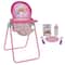 509 Crew Baby Alive Pink and Rainbow Doll Highchair Set